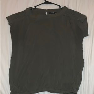 Green blouse
